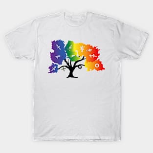 LGBTQIA+ tree T-Shirt